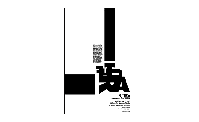 chris lee font specimen poster